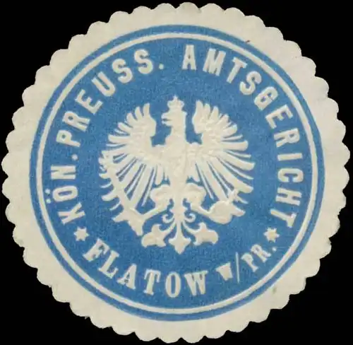 K.Pr. Amtsgericht Flatow/WestpreuÃen