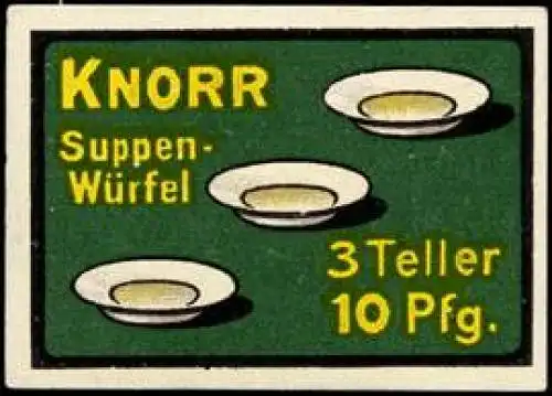 Knorr SuppenwÃ¼rfel fÃ¼r die Bouillon