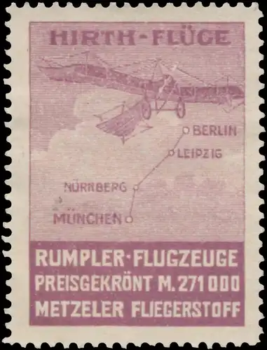 Hirth-FlÃ¼ge Rumpler-Flugzeuge
