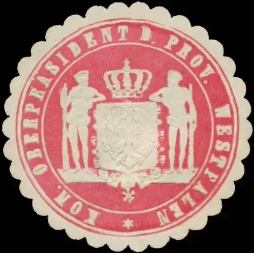K. OberprÃ¤sident der Provinz Westfalen