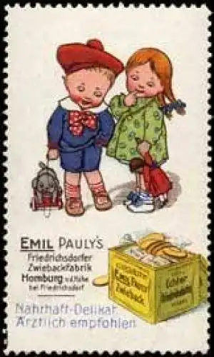 Emil Paulys Kinder Zwieback