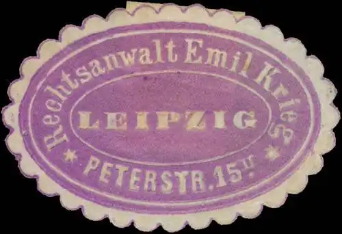 Rechtsanwalt Emil Krieg