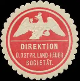 Direktion der Ostpr. Land-Feuersozietät