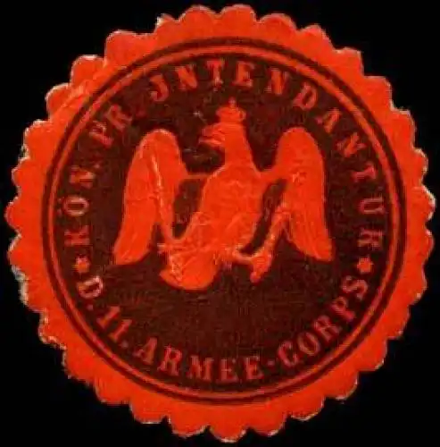 K.Pr. Intendantur des 11. Armee-Corps