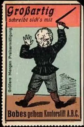 Bobes gelber Kontorstift A.B.C