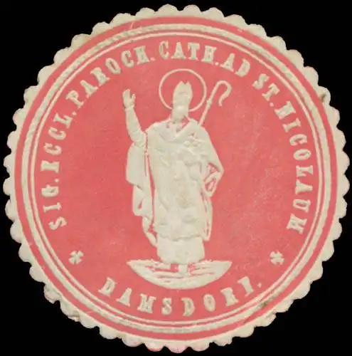 Sig. Eccl. Paroch. Cath. Ad. St. Nicolaum