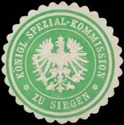 KÃ¶nigl. Spezial-Kommission zu Siegen