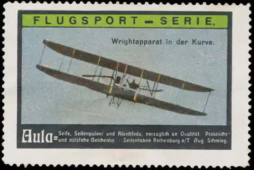 Wrightapparat in der Kurve