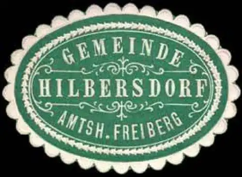 Gemeinde Hilbersdorf-Amtshauptmannschaft Freiberg