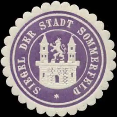 Siegel der Stadt Sommerfeld