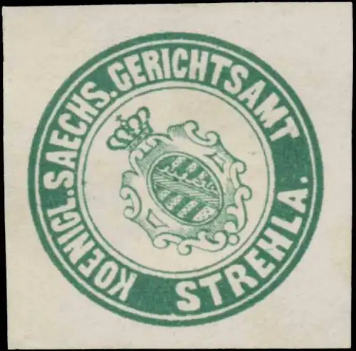 K.S. Gerichtsamt Strehla