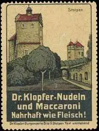 Burg Stolpen - Dr. Klopfer-Nudeln