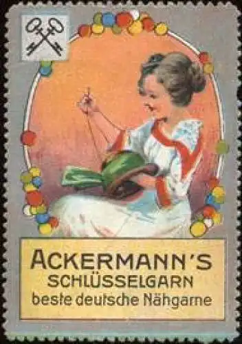 Ackermanns SchlÃ¼sselgarn beste deutsche NÃ¤hgarne