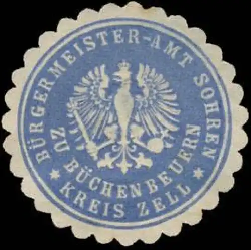 Bürgermeister-Amt zu Büchenbeuern Kreis Zell