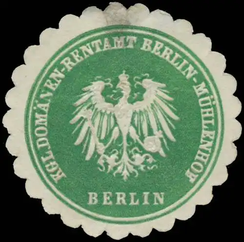 K. Domänen-Rentamt Berlin-Mühlenhof