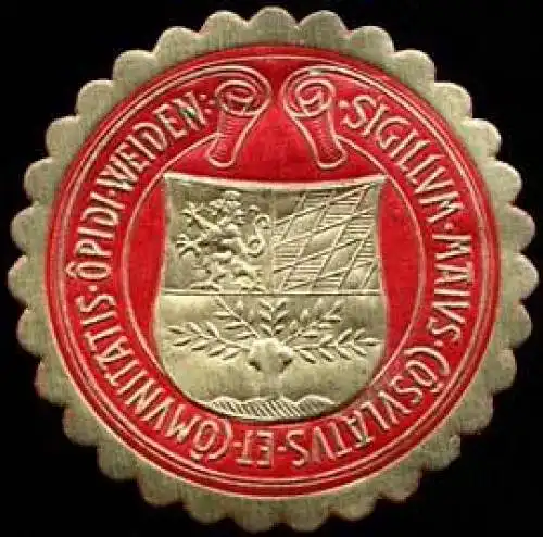 Sigillum - Maius - Cosulatus - Et - Comunitatis - Opidi - Weiden