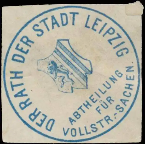 Abtheilung fÃ¼r Vollstreckungssachen - Der Rath der Stadt Leipzig