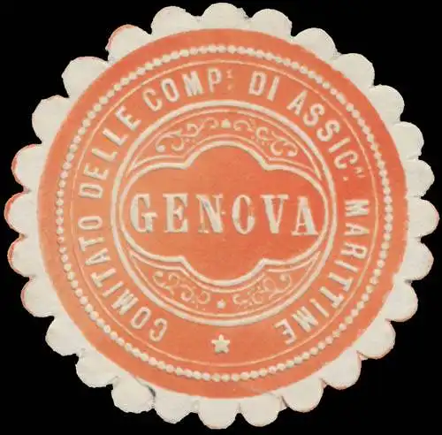 Comitato delle Comp. Di Assic Marittime Genova - Genua