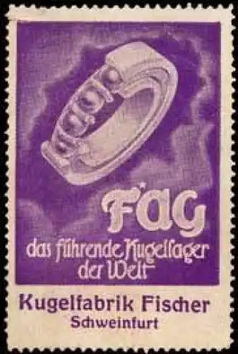 FAG das führende Kugellager der Welt