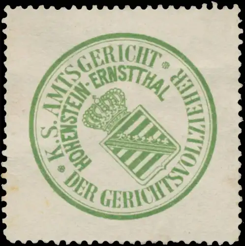 K.S. Amtsgericht Hohenstein-Ernstthal - Der Gerichtsvollzieher