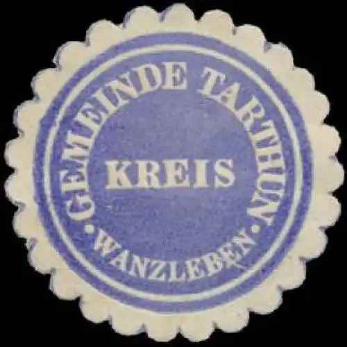 Gemeinde Tarthun Kreis Wanzleben