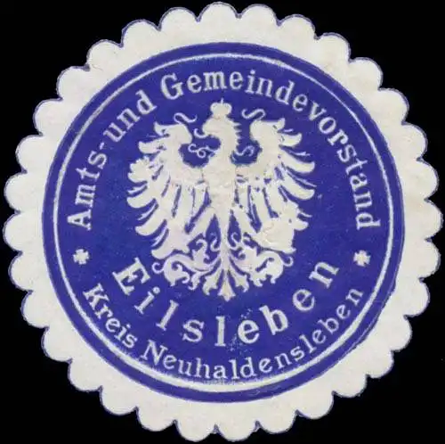 Amts- und Gemeindevorstand Eilsleben Kreis Neuhaldensleben