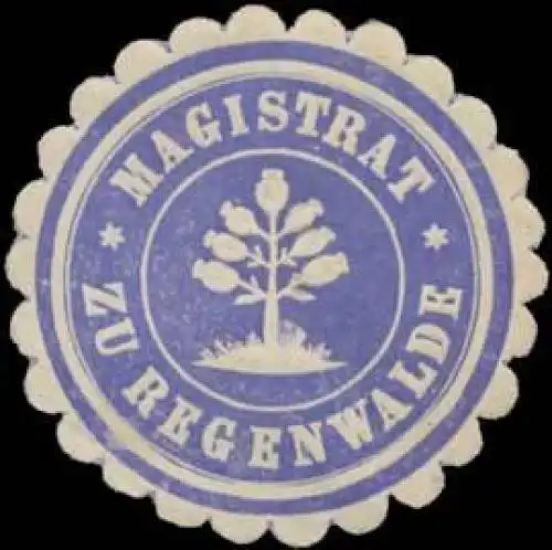 Magistrat zu Regenwalde/Pommern