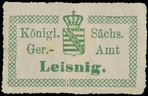 K.S. Gerichtsamt Leisnig