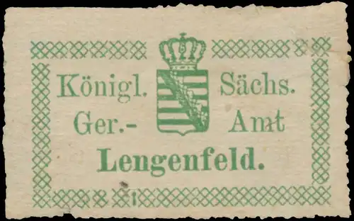 K.S. Gerichtsamt Lengenfeld