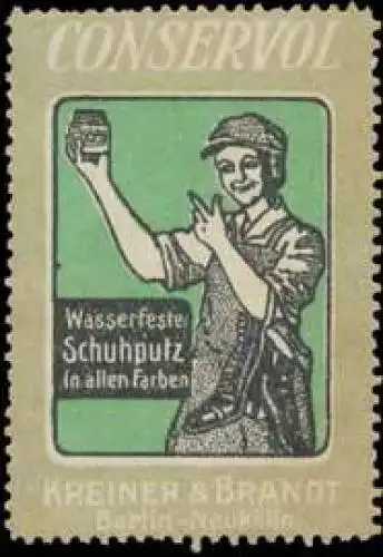 Schuster empfiehlt Conservol Schuhcreme