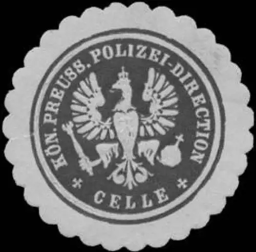K.Pr. Polizei-Direction Celle