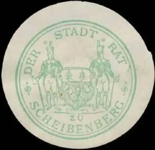 Der Stadtrat zu Scheibenberg