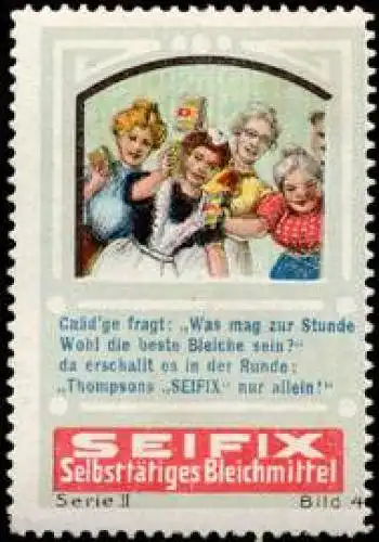 Seifix Bleichmittel fÃ¼r die Hausfrau