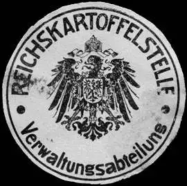 Reichskartoffelstelle - Verwaltungsabteilung