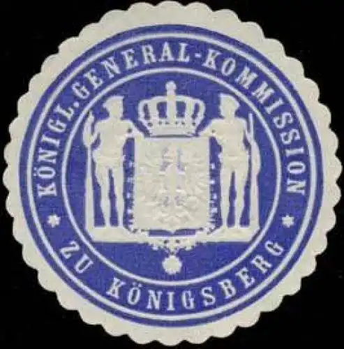 KÃ¶nigl. General-Kommission zu KÃ¶nigsberg/PreuÃen