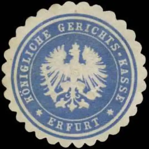 K. Gerichts-Kasse Erfurt