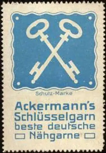 Ackermanns SchlÃ¼sselgarn beste deutsche NÃ¤hgarne