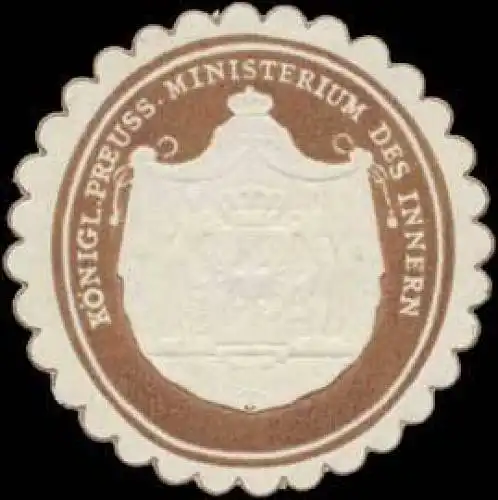 K.Pr. Ministerium des Innern