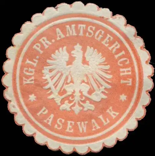 K. Pr. Amtsgericht Pasewalk