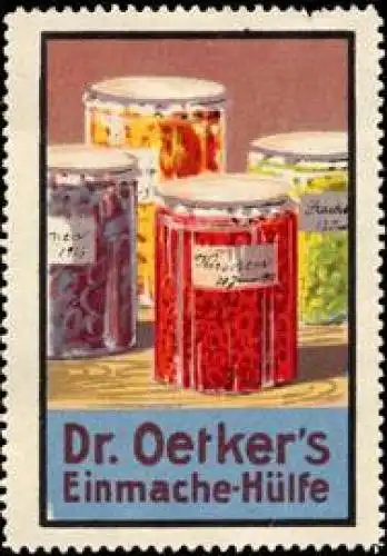 Dr. Oetkers Backin - Einmache - HÃ¼lfe