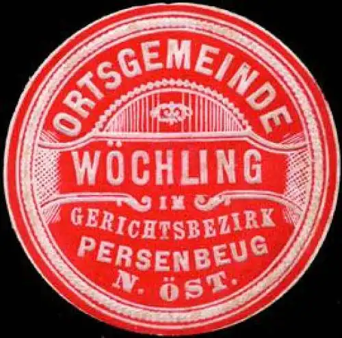 Ortsgemeinde WÃ¶chling im Gerichtsbezirk Persenbeug