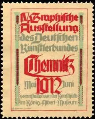 IV. Graphische Ausstellung des Deutschen KÃ¼nstlerbundes