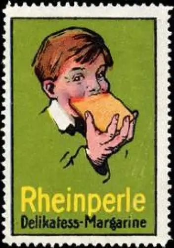 Junge mit Rheinperle - Delikatess Margarine