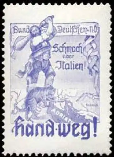 Hand weg! Schmach Ã¼ber Italien!