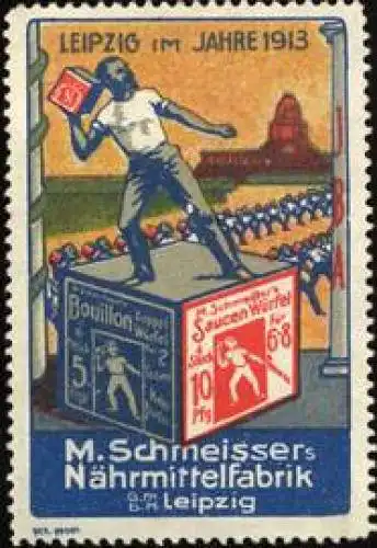 VÃ¶lkerschlacht Leipzig im Jahre 1913
