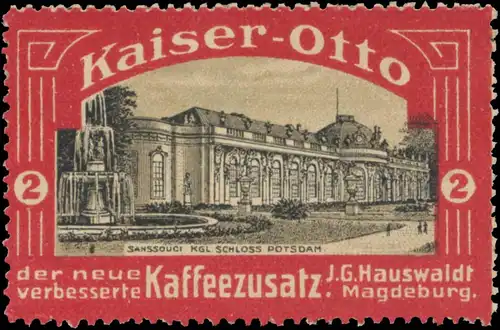 Kgl. Schloss Sanssouci Potsdam