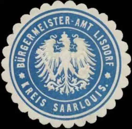 BÃ¼rgermeister-Amt Lisdorf Kreis Saarlouis