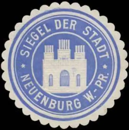 Siegel der Stadt Neuenburg/WestpreuÃen