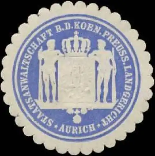 Staatsanwaltschaft b.d. K.Pr. Landgericht Aurich