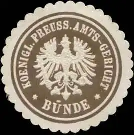 K.Pr. Amtsgericht BÃ¼nde